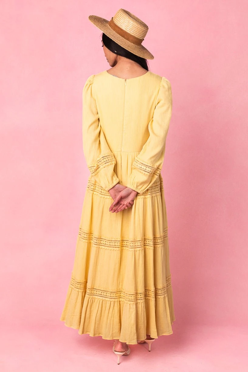 Joella Dress In Yellow 6 Joella Dress In Yellow - Image 6