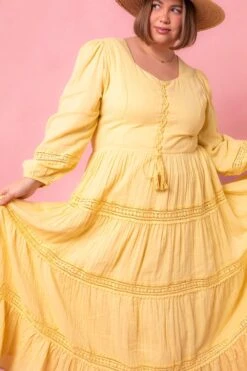 Joella Dress In Yellow 17 Joella Dress In Yellow -Fashion Clothing Store JoellaYellow Studio Spring1 7 923726