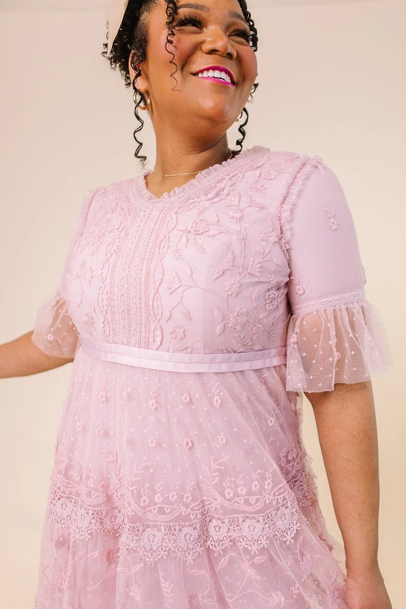 Jules Dress In Pink 8 Jules Dress In Pink - Image 8