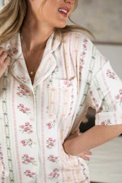 Kali Floral Night Set -Fashion Clothing Store KaliSets SpringSets24 02