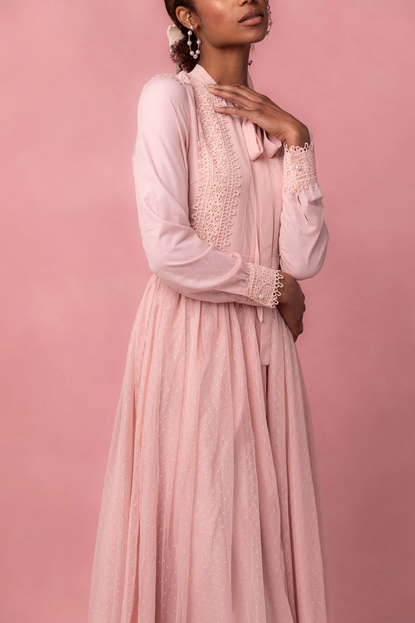 Kate Dress In Pink - FINAL SALE 2 Kate Dress In Pink - FINAL SALE - Image 2