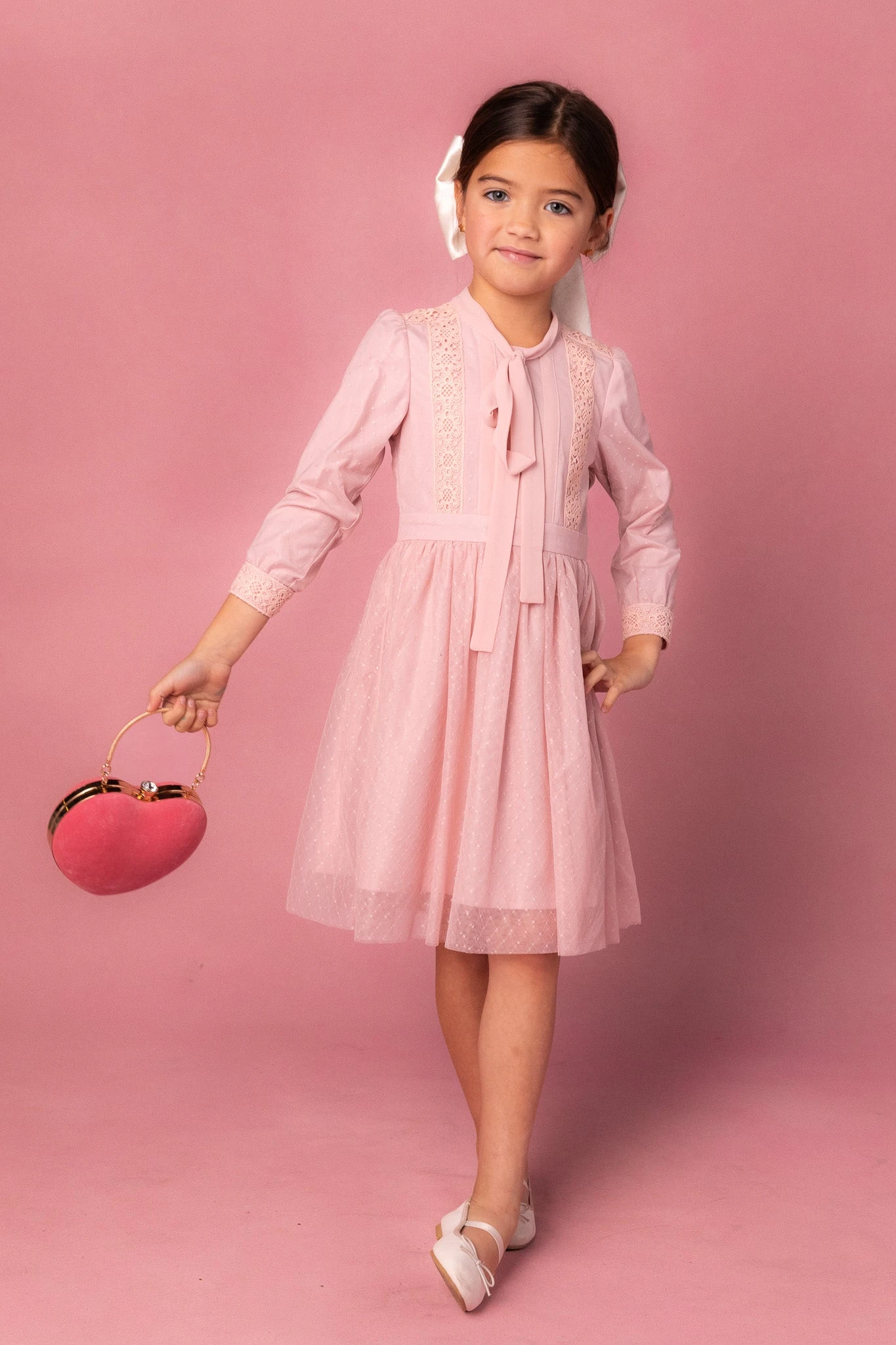 Mini Kate Dress In Pink - FINAL SALE 1 Mini Kate Dress In Pink - FINAL SALE