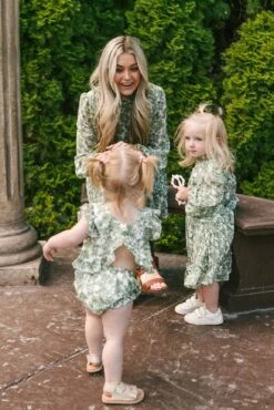 Brynley Dress In Green - FINAL SALE -Fashion Clothing Store LA GREEN BRYNLEY 0923