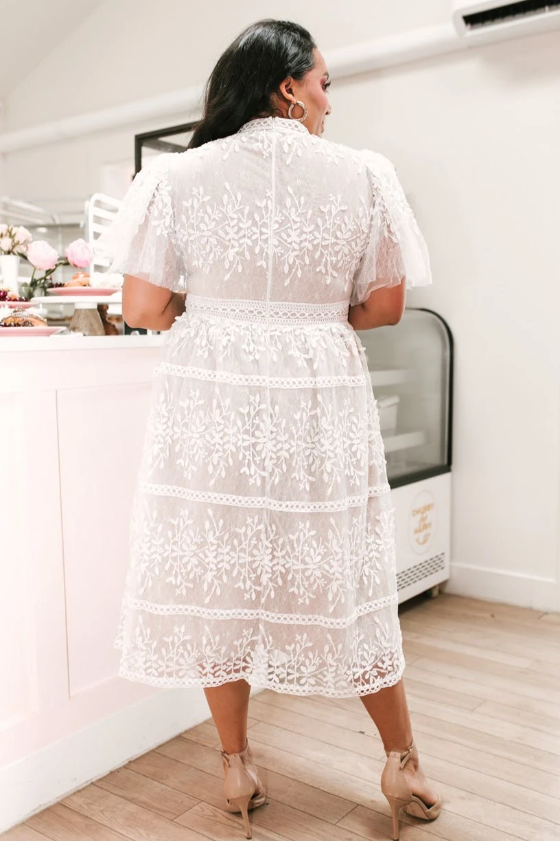 Sicily Dress With Flutter Sleeves - FINAL SALE 7 Sicily Dress With Flutter Sleeves - FINAL SALE - Image 7