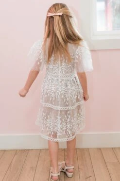 Mini Sicily Dress With Flutter Sleeves 10 Mini Sicily Dress With Flutter Sleeves -Fashion Clothing Store LOVERS22 sicilyfluttersleeve momandme small3t 19 365 345238
