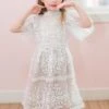 Mini Sicily Dress With Flutter Sleeves