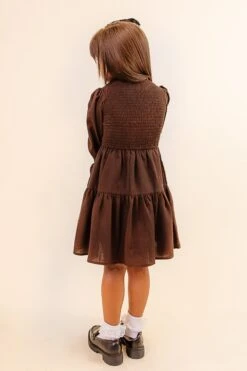 Mini Leena Dress In Java - FINAL SALE -Fashion Clothing Store LeenaBrown Studio F23 10 529613