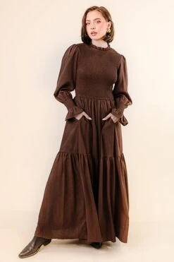 Leena Dress In Java - FINAL SALE 22 Leena Dress In Java - FINAL SALE -Fashion Clothing Store LeenaBrown Studio F23 8 224964