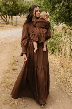 Baby Leena Dress Set In Java - FINAL SALE -Fashion Clothing Store LeenaJava F23 2 302344