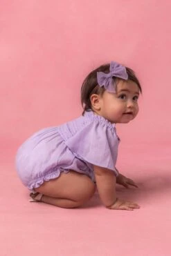 Baby Lennon Romper In Lavender -Fashion Clothing Store LennonBaby Studio Easter24 1 567716