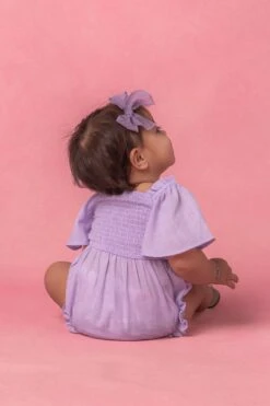 Baby Lennon Romper In Lavender -Fashion Clothing Store LennonBaby Studio Easter24 5 271970
