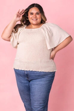 Lennon Top 15 Lennon Top -Fashion Clothing Store LennonCreamTop Studio Spring3 3