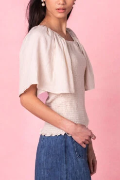 Lennon Top 10 Lennon Top -Fashion Clothing Store LennonCreamTop Studio Spring3 7