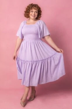 Lennon Dress In Lavender -Fashion Clothing Store LennonLav Studio Easter24 10 854291