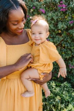 Baby Lennon Romper In Mustard -Fashion Clothing Store LennonMustard Florida SS23 25 cd9cbb0b c0f5 4e92 a917 68c13f1ed112