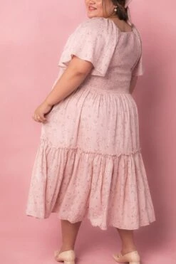 Lennon Dress In Dusty Pink -Fashion Clothing Store LennonPink Studio 1