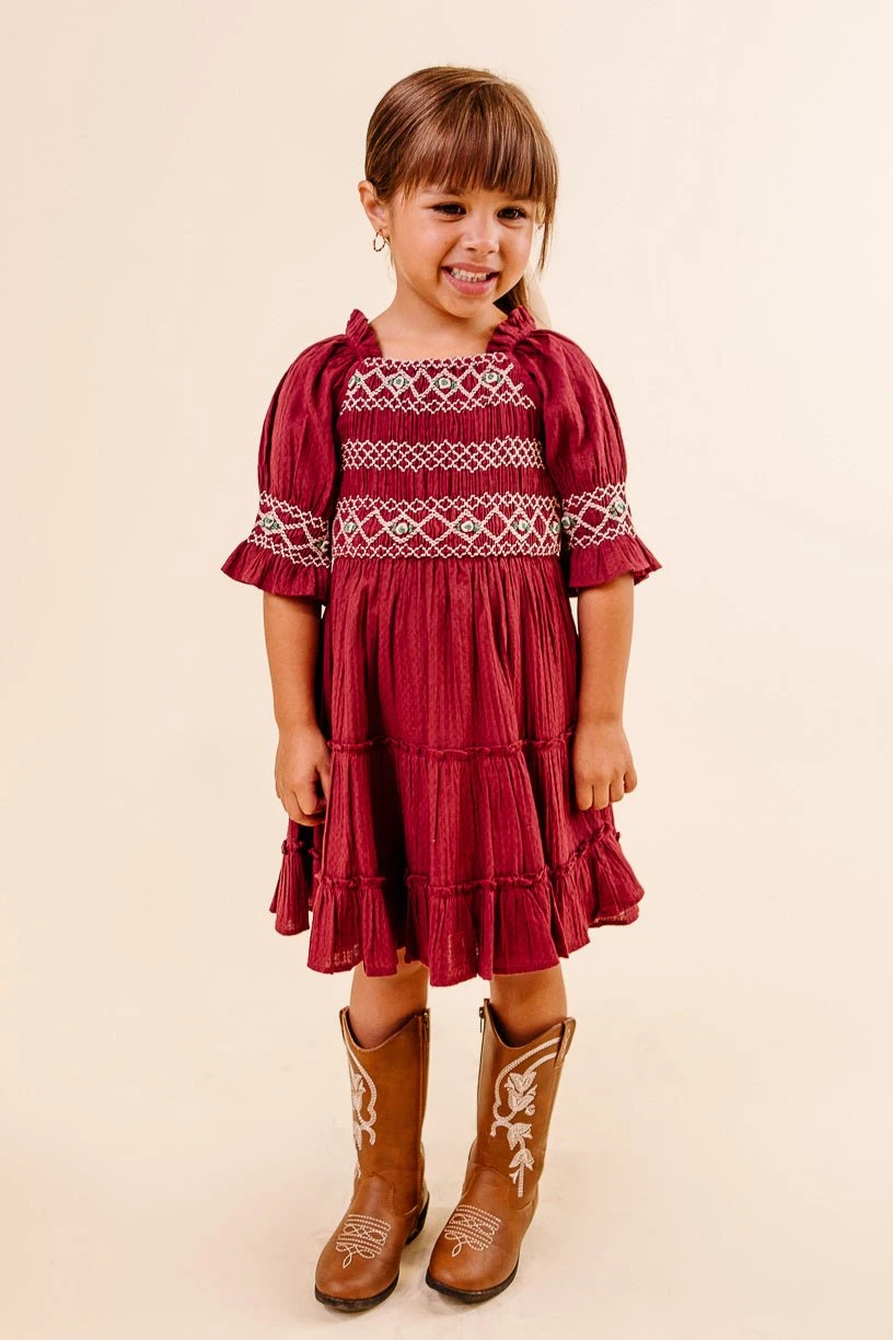 Mini Liesl Dress In Red - FINAL SALE 3 Mini Liesl Dress In Red - FINAL SALE - Image 3
