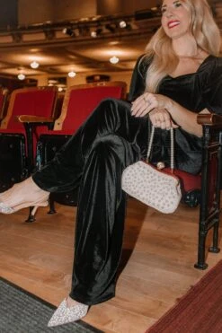 Livi Jumpsuit In Black Velvet - FINAL SALE -Fashion Clothing Store LiviJumpsuit Kingsbury H23 28 726549