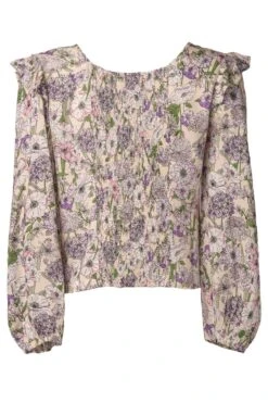 Lo Blouse In Floral Bloom 27 Lo Blouse In Floral Bloom -Fashion Clothing Store LoTop back 484489