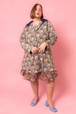 London Raincoat Made With Liberty Fabric -Fashion Clothing Store LondonJacket Studio LibertyLondon24 02 890709