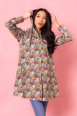 London Raincoat Made With Liberty Fabric -Fashion Clothing Store LondonJacket Studio LibertyLondon24 14 490454