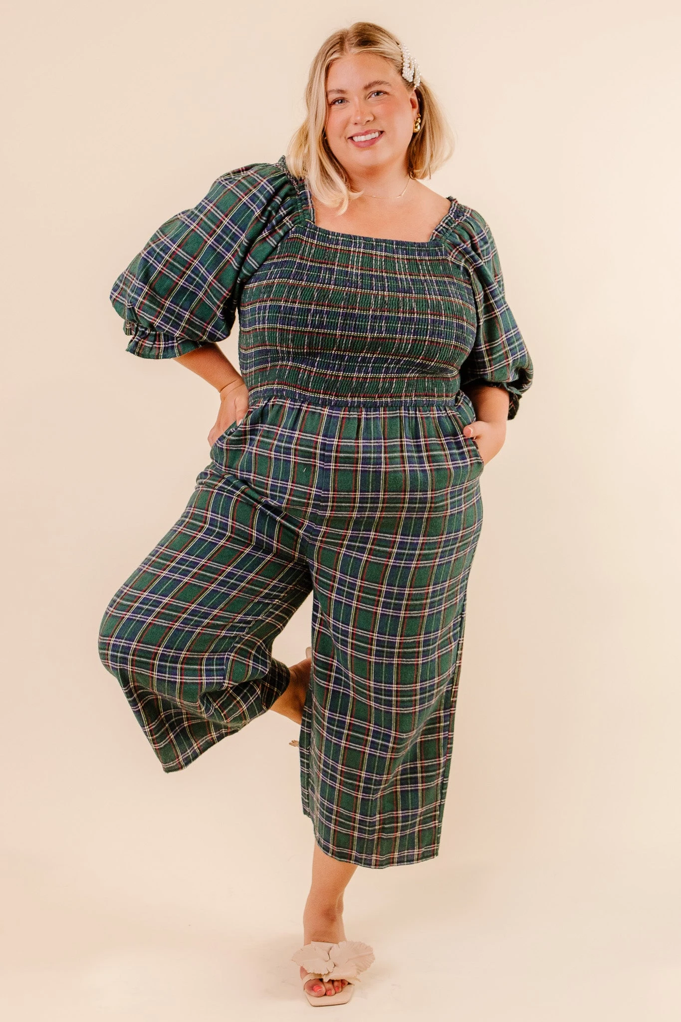Madeline Jumpsuit In Plaid - FINAL SALE 8 Madeline Jumpsuit In Plaid - FINAL SALE - Image 8