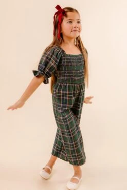 Mini Madeline Jumpsuit In Plaid - FINAL SALE -Fashion Clothing Store MadelineJumpsuit 5