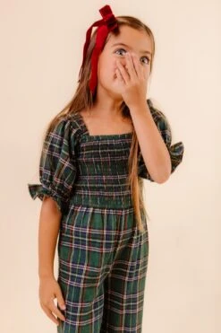 Mini Madeline Jumpsuit In Plaid - FINAL SALE -Fashion Clothing Store MadelineJumpsuit 7