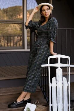 Madeline Jumpsuit In Plaid - FINAL SALE 13 Madeline Jumpsuit In Plaid - FINAL SALE -Fashion Clothing Store MadelineJumpsuit Holiday1 2023 32