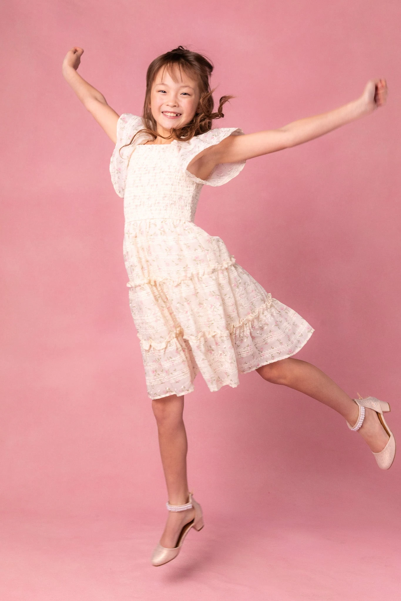 Mini Madison Dress In Eyelet Floral 6 Mini Madison Dress In Eyelet Floral - Image 6