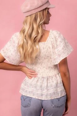 Madison Top In Eyelet Floral -Fashion Clothing Store MadisonTop 5 758834