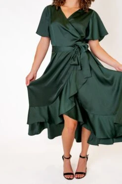 Maggie Dress In Emerald -Fashion Clothing Store MaggieEmerald Studio F23 3 177623