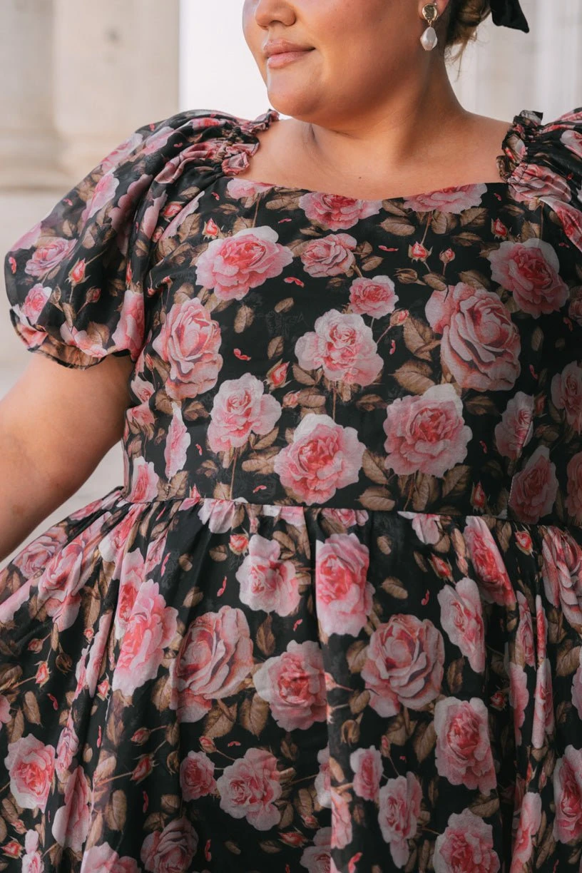 Melody Dress In Midnight Rose 10 Melody Dress In Midnight Rose - Image 10