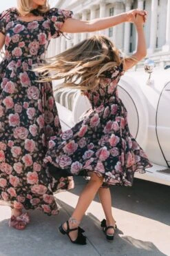 Mini Melody Dress In Midnight Rose 13 Mini Melody Dress In Midnight Rose -Fashion Clothing Store MelodyBlackFloral Capitol N23 35 369246