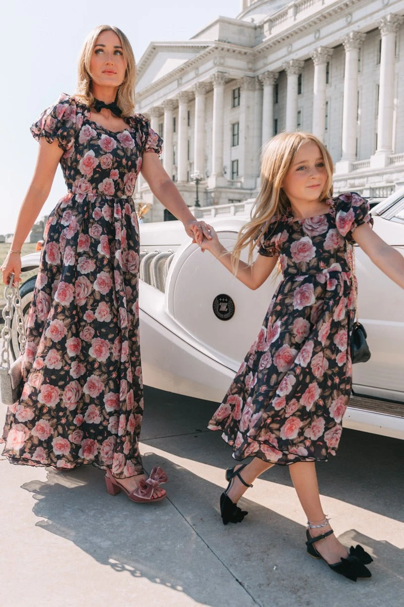 Melody Dress In Midnight Rose 6 Melody Dress In Midnight Rose - Image 6