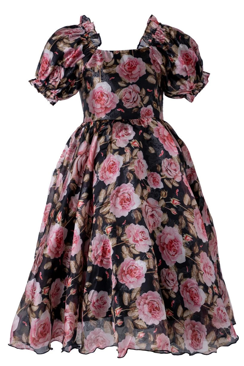 Mini Melody Dress In Midnight Rose 2 Mini Melody Dress In Midnight Rose - Image 2