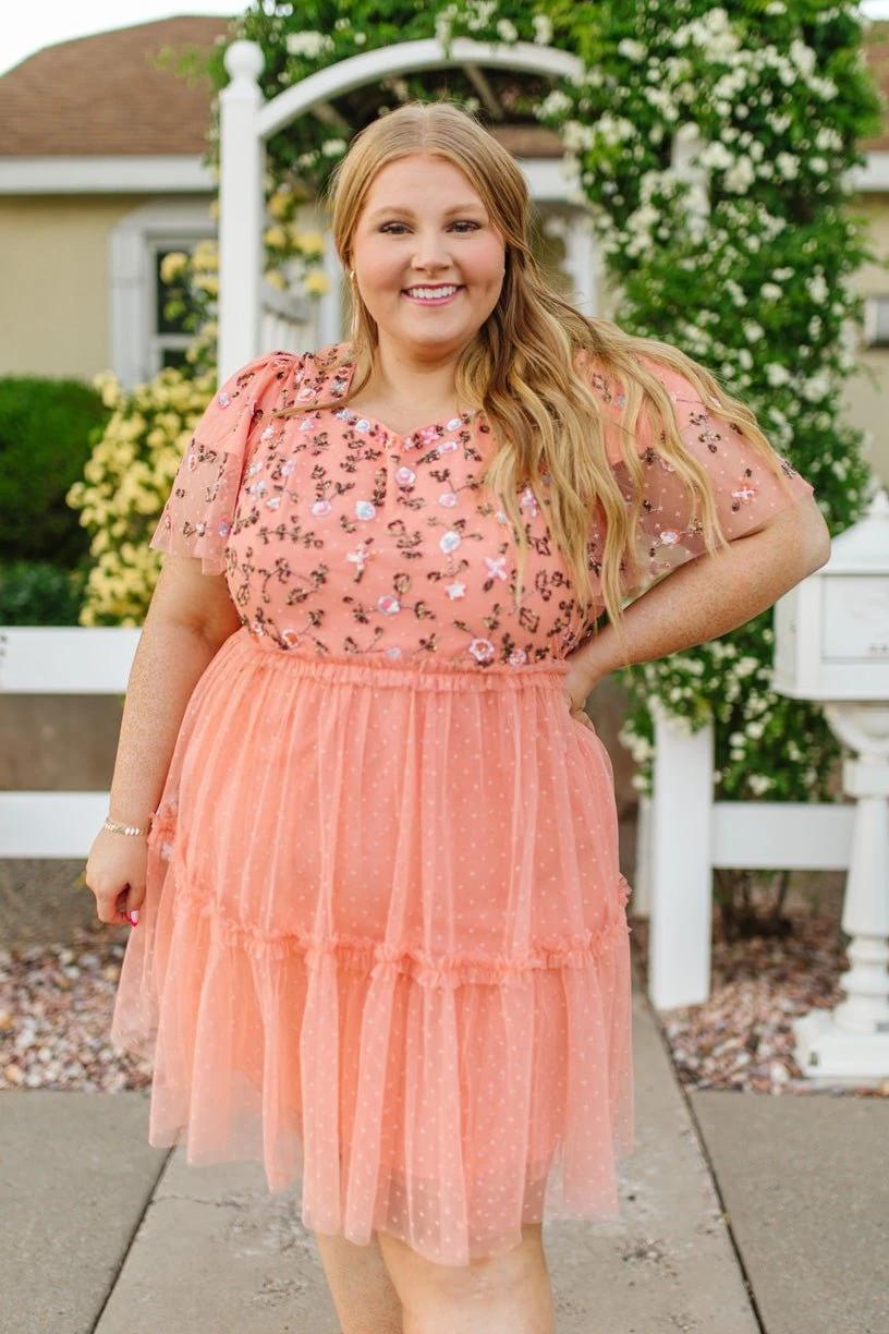 Milan Dress In Sorbet - FINAL SALE 6 Milan Dress In Sorbet - FINAL SALE - Image 6