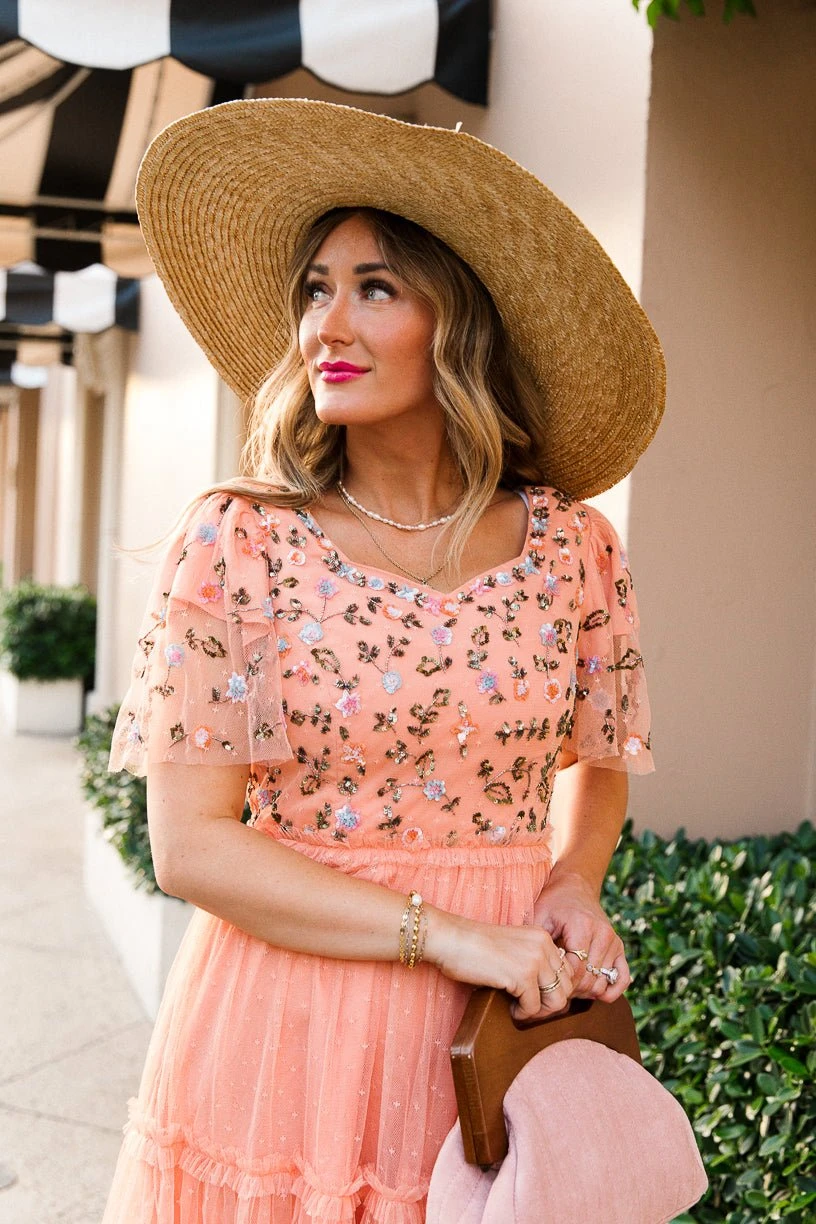 Milan Dress In Sorbet - FINAL SALE 4 Milan Dress In Sorbet - FINAL SALE - Image 4