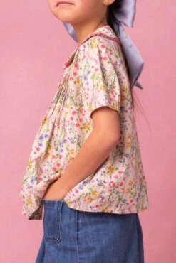Mini Betty Blouse In Floral -Fashion Clothing Store MiniBettyBlouseFloral Studio Spring24 4