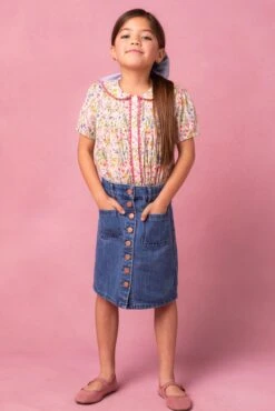 Mini Betty Blouse In Floral -Fashion Clothing Store MiniBettyBlouseFloral Studio Spring24 6