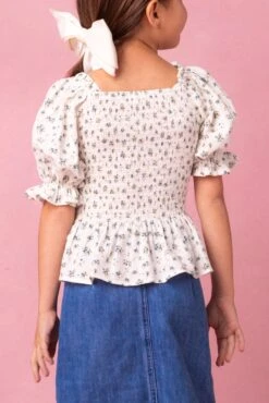 Mini Madeline Top In Blue -Fashion Clothing Store MiniMadelineTops Studio Spring24 07