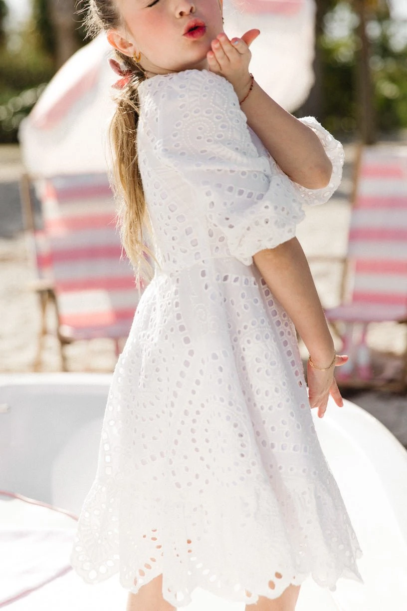 Mini Naomi Eyelet Dress 13 Mini Naomi Eyelet Dress - Image 13