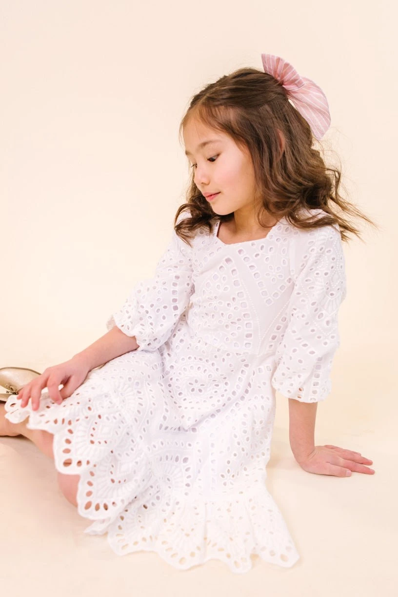 Mini Naomi Eyelet Dress 14 Mini Naomi Eyelet Dress - Image 14