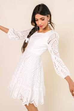 Naomi Eyelet Dress -Fashion Clothing Store Naomi Studio SS23 19 936098