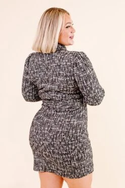 Jackie Dress In Black - FINAL SALE -Fashion Clothing Store Noir Collection 086 986983