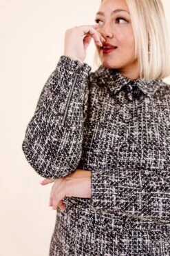 Jackie Dress In Black - FINAL SALE -Fashion Clothing Store Noir Collection 088 558241