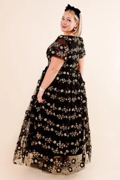 Athena Dress In Black - FINAL SALE -Fashion Clothing Store Noir Collection 110 688440