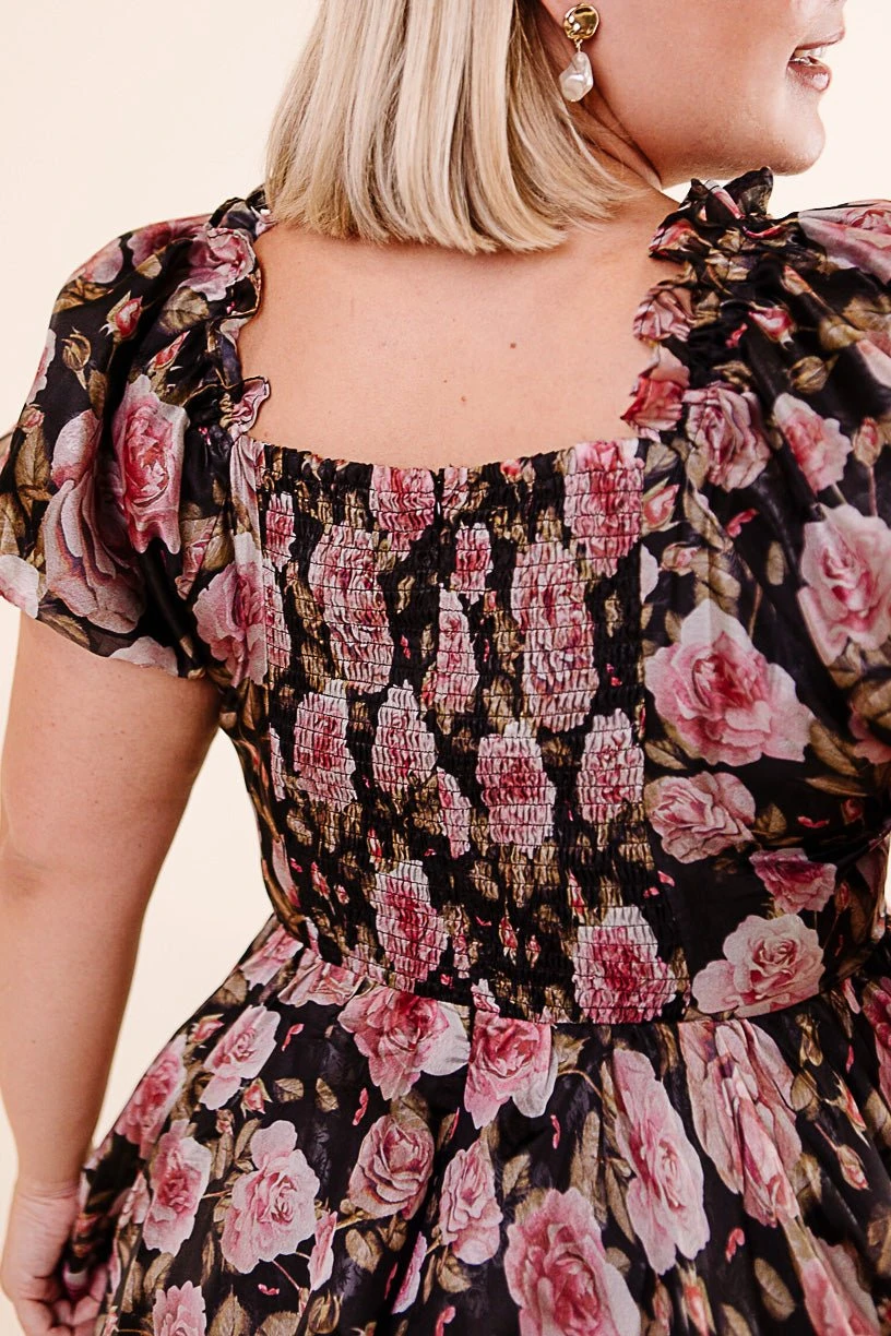 Melody Dress In Midnight Rose 12 Melody Dress In Midnight Rose - Image 12