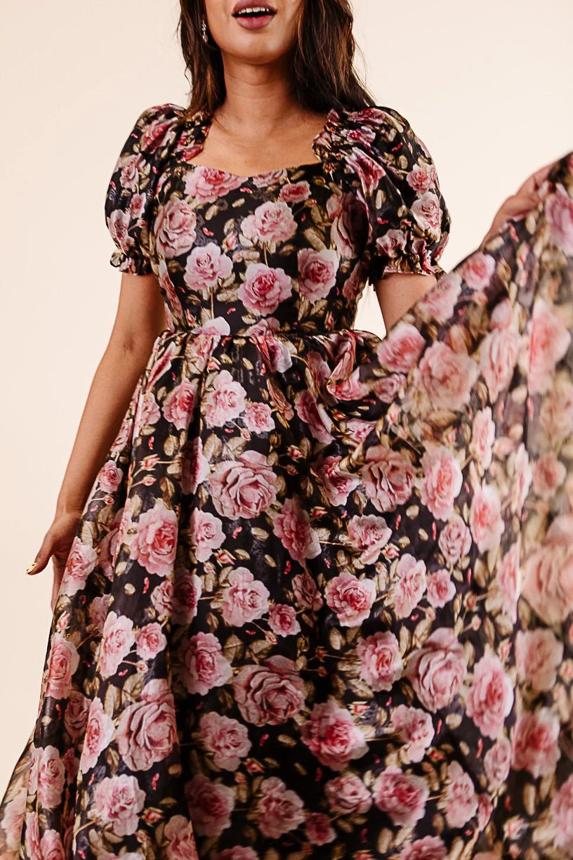 Melody Dress In Midnight Rose 16 Melody Dress In Midnight Rose - Image 16