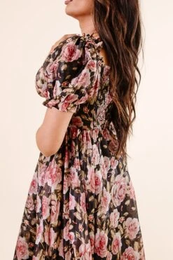 Melody Dress In Midnight Rose 33 Melody Dress In Midnight Rose -Fashion Clothing Store Noir Collection 181 920787